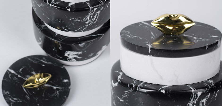 Kelly Wearstler LARGE MELANGE JAR Kelly Wearstler LARGE MELANGE JAR - Loft-Concept в Кирове