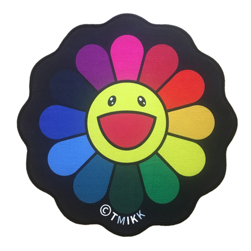Коврик для прихожей улыбающийся цветок Takashi Murakami Мульти Коврик для прихожей улыбающийся цветок Takashi Murakami Мульти в Кирове | Loft Concept