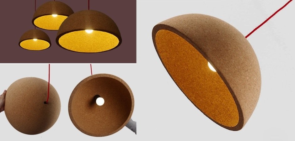 Подвесной светильник Cork Semisphere Подвесной светильник Cork Semisphere - Loft-Concept в Кирове
