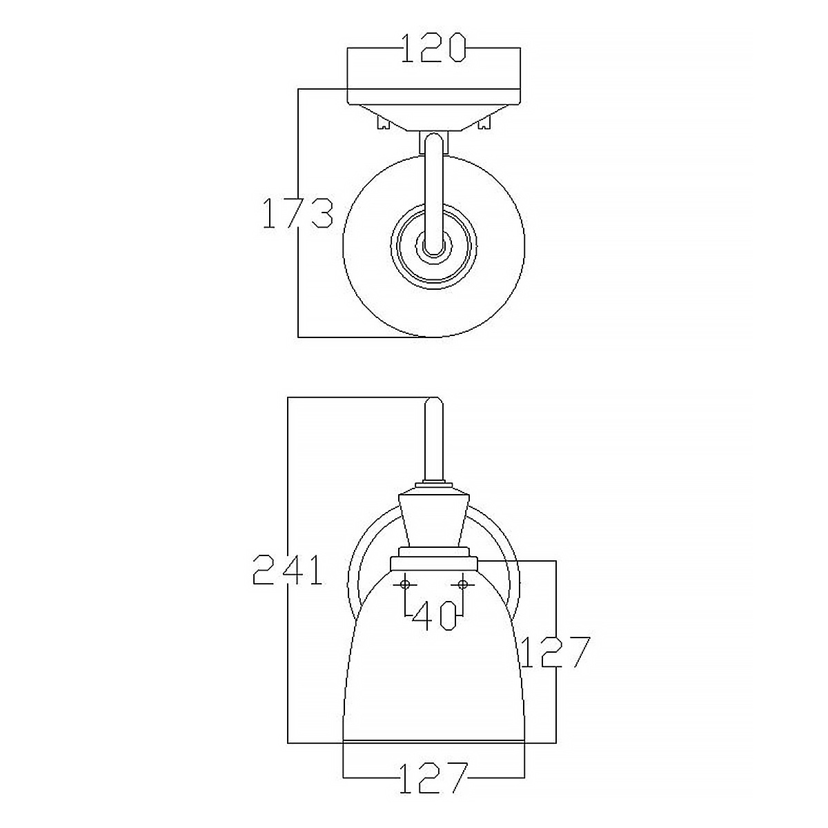 Бра с матовым ребристым плафоном в форме колокола Kichler в Кирове