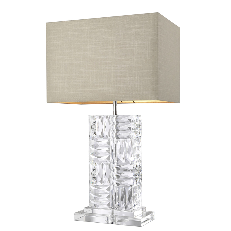Настольная лампа Eichholtz Table Lamp Contemporary Прозрачный Бежевый в Кирове | Loft Concept 