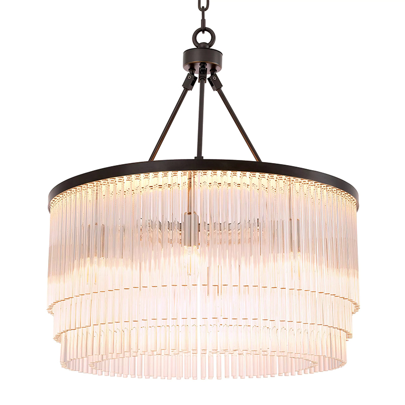 Люстра Eichholtz Chandelier Hector S Bronze Прозрачное Стекло Черный Темная бронза Люстра Eichholtz Chandelier Hector S Bronze Прозрачное Стекло Черный Темная бронза в Кирове | Loft Concept