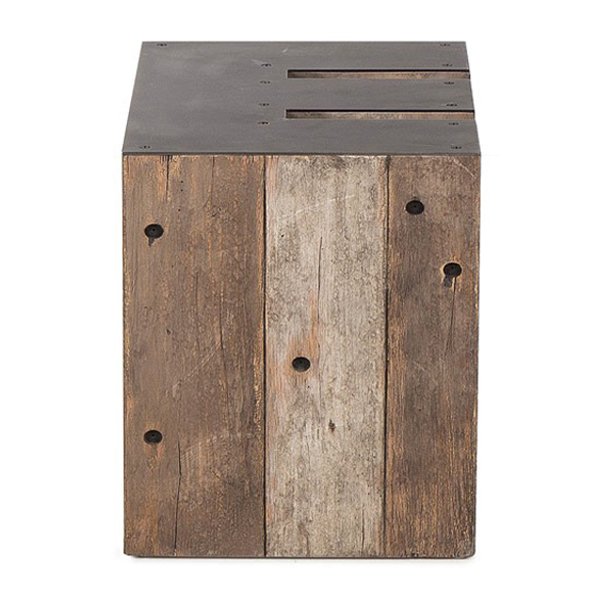 Столик Wooden Alphabet E Side Table Коричневый Графит Столик Wooden Alphabet E Side Table Коричневый Графит в Кирове | Loft Concept