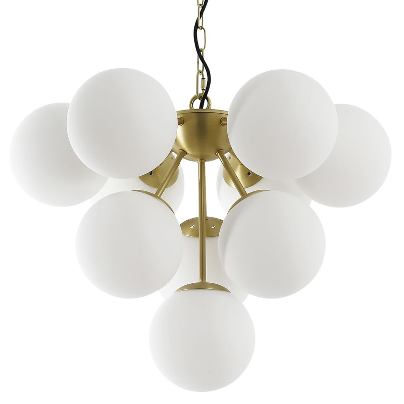 Современная люстра Berries Chandelier Золотой Белый Современная люстра Berries Chandelier Золотой Белый в Кирове | Loft Concept