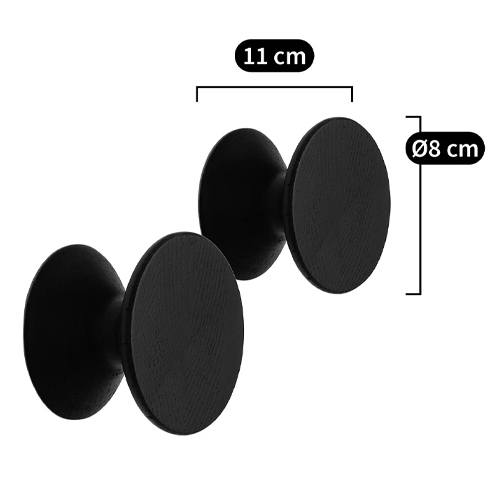 Комплект из 2-х круглых деревянных настенных крючков Bert Wall Hanger Комплект из 2-х круглых деревянных настенных крючков Bert Wall Hanger в Кирове