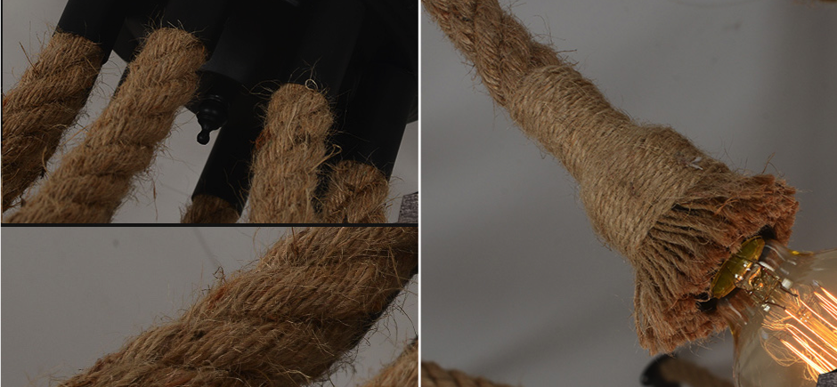 Подвесной светильник Rope Octopus Подвесной светильник Rope Octopus - Loft-Concept в Кирове