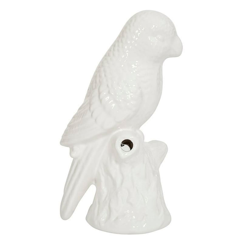 Фигурка керамика белый попугай Small Parrot Белый Фигурка керамика белый попугай Small Parrot Белый в Кирове | Loft Concept