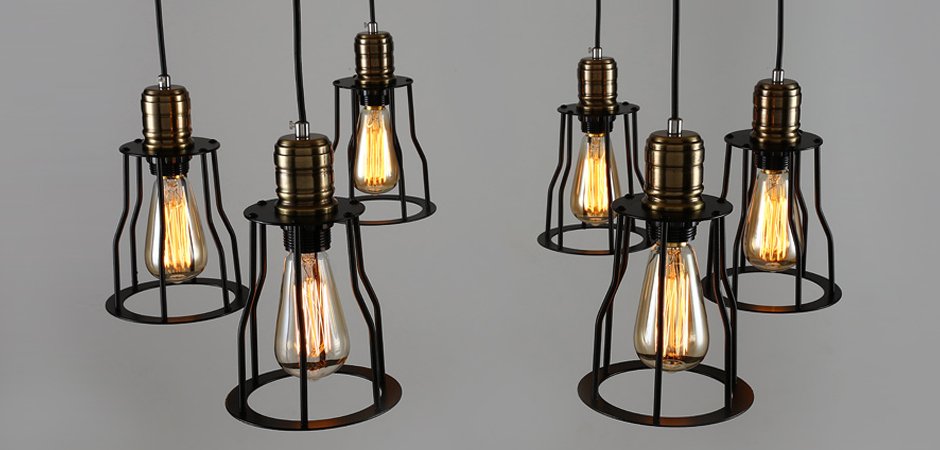 Люстра Loft Industrial 10 wire Cage Filament Pendant Люстра Loft Industrial 10 wire Cage Filament Pendant - Loft-Concept в Кирове