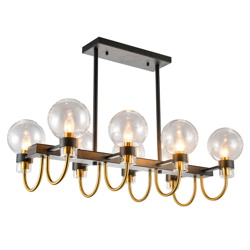 Люстра Votrom Chandelier Черный Прозрачный (Transparent) Бронза Люстра Votrom Chandelier Черный Прозрачный (Transparent) Бронза в Кирове | Loft Concept