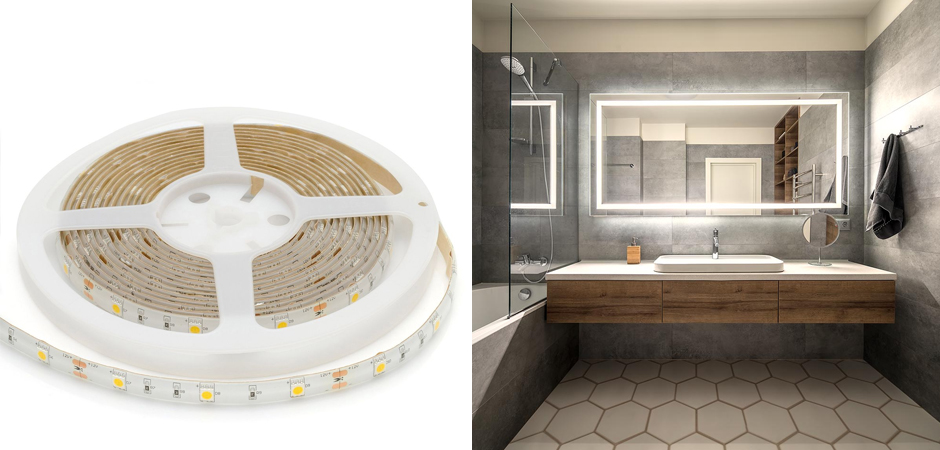 Светодиодная влагозащищенная лента 7,2W/m 30LED/m 5050SMD теплый белый 5M Светодиодная влагозащищенная лента 7,2W/m 30LED/m 5050SMD теплый белый 5M - Loft-Concept в Кирове