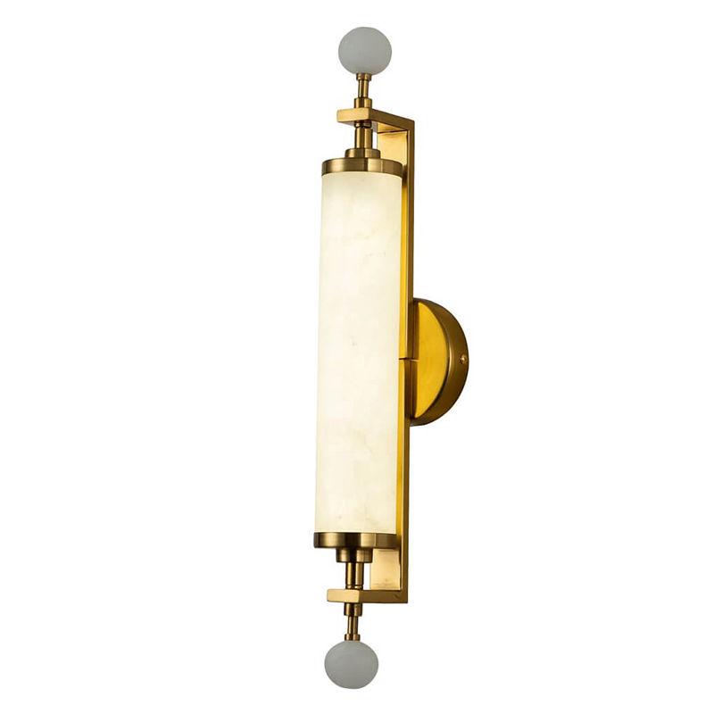 Бра Chantel Marble Wall Lamp S Латунь Белый Бра Chantel Marble Wall Lamp S Латунь Белый в Кирове | Loft Concept