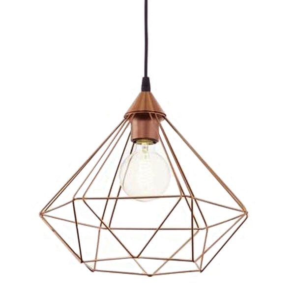 Подвесной светильник Corners and Bars Pendant Медь светлая в Кирове | Loft Concept 