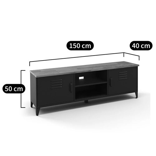 ТВ-тумба из металла и столешницей из массива дуба Metal Wood TV-Stand ТВ-тумба из металла и столешницей из массива дуба Metal Wood TV-Stand в Кирове