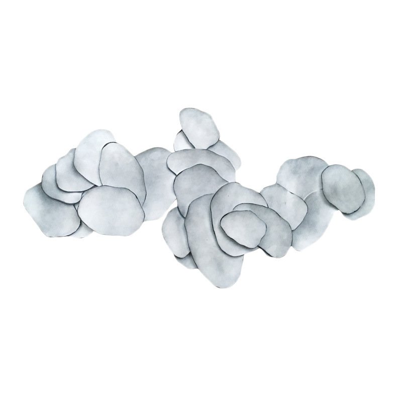 Арт-объект на стену Silver Blue Flakes Серо-голубой Арт-объект на стену Silver Blue Flakes Серо-голубой в Кирове | Loft Concept