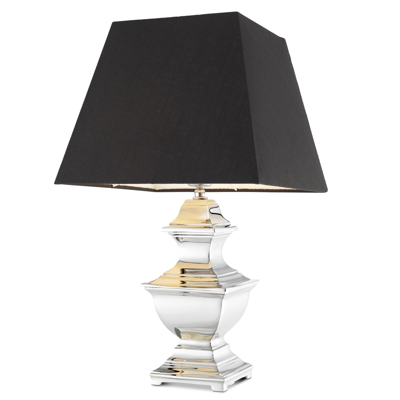 Настольная лампа Eichholtz Table Lamp Maryland Никель Черный Настольная лампа Eichholtz Table Lamp Maryland Никель Черный в Кирове | Loft Concept