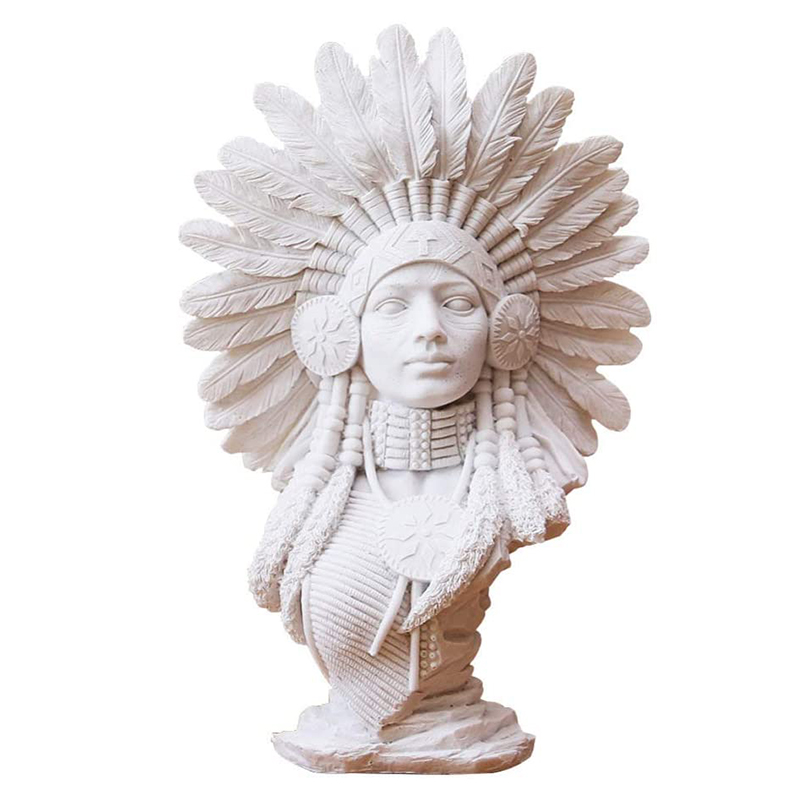 Native american indian figurine B Белый Native american indian figurine B Белый в Кирове | Loft Concept