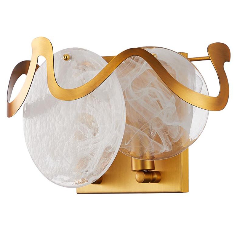 Бра Darden Wall Lamp Бронза Белый в Кирове | Loft Concept 
