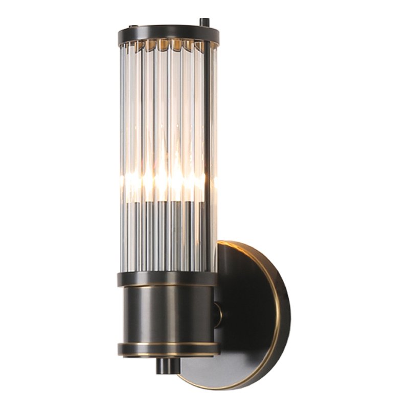 Ralph Lauren Бра Allen Single Sconce Темная бронза Прозрачный (Transparent) Ralph Lauren Бра Allen Single Sconce Темная бронза Прозрачный (Transparent) в Кирове | Loft Concept
