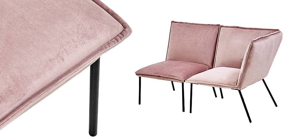 Кресло Corner Armchair Single pink Кресло Corner Armchair Single pink - Loft-Concept в Кирове