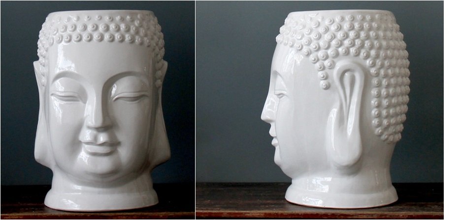 Керамический табурет White buddha Керамический табурет White buddha - Loft-Concept в Кирове