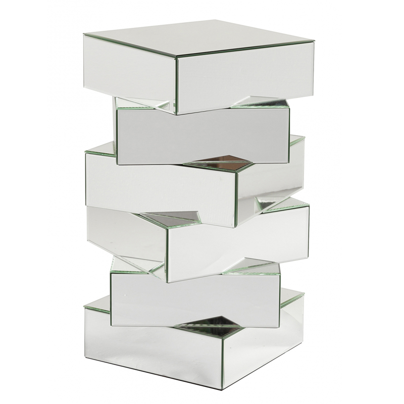 Приставной столик Mirrored Tower Зеркало Приставной столик Mirrored Tower Зеркало в Кирове | Loft Concept