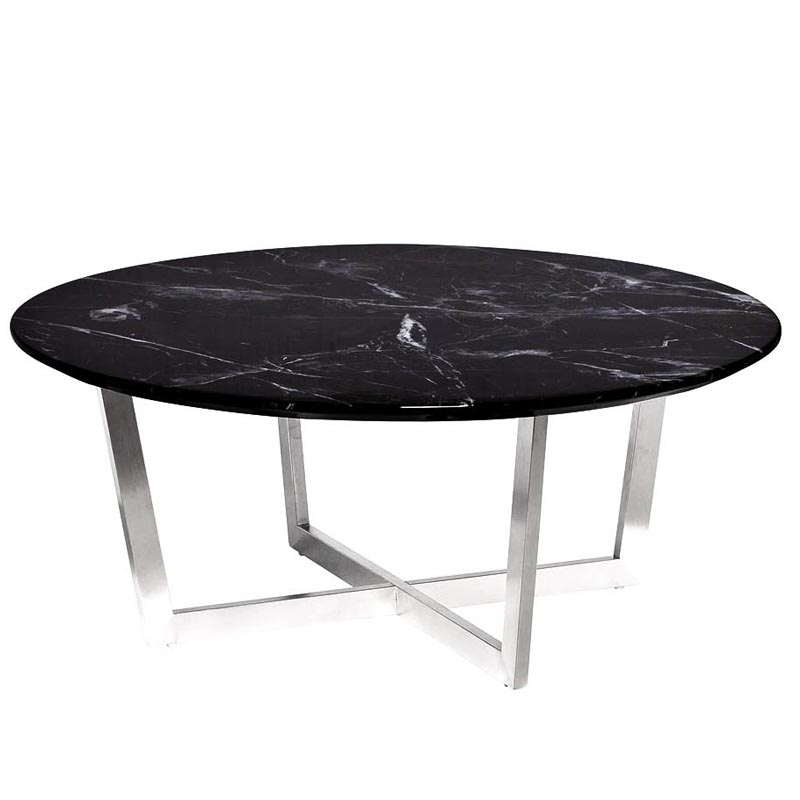 Кофейный стол Adamson Coffee Table Серебряный Кофейный стол Adamson Coffee Table Серебряный в Кирове | Loft Concept