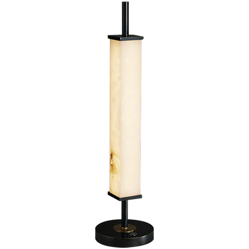 Настольная лампа Gaelle Modern Marble Table Lamp Темная медь Черный Белый Мрамор Bianco Настольная лампа Gaelle Modern Marble Table Lamp Темная медь Черный Белый Мрамор Bianco в Кирове | Loft Concept
