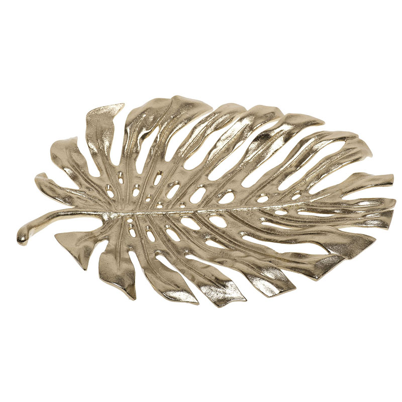 Поднос Monstera Leaf Золотой Поднос Monstera Leaf Золотой в Кирове | Loft Concept