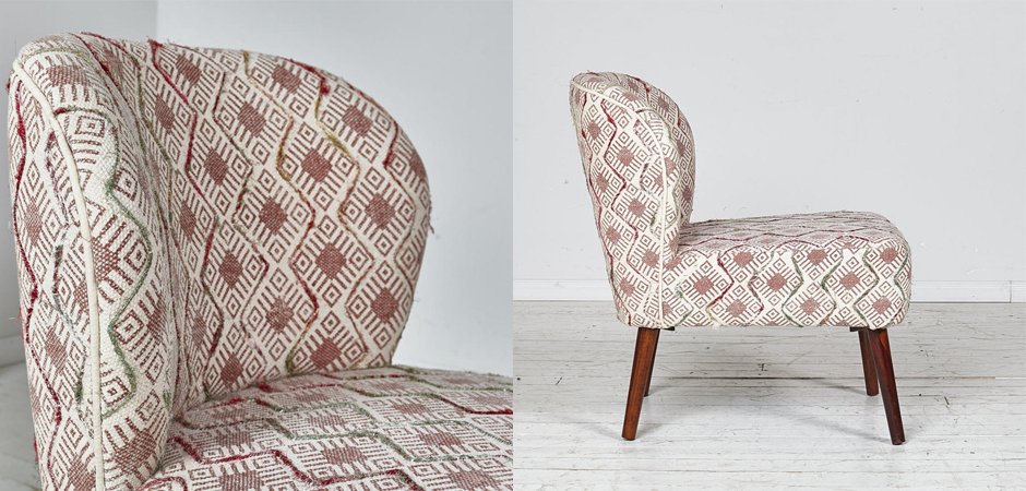 Кресло с розовым орнаментом KELIM Pattern Кресло с розовым орнаментом KELIM Pattern - Loft-Concept в Кирове