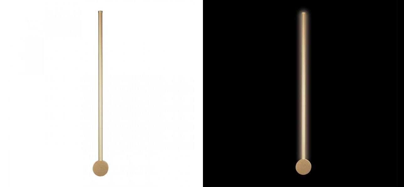 Светодиодное бра Upright Line Золото - фото №2