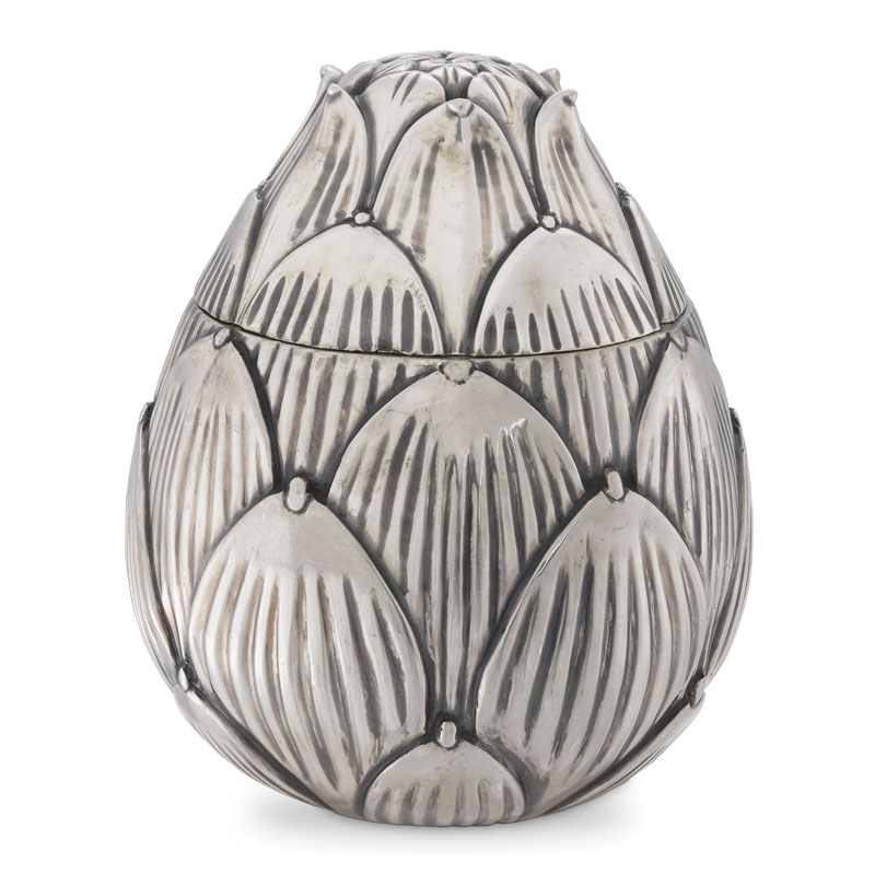 Шкатулка Eichholtz BOX ARTICHOKE Серебро винтаж Шкатулка Eichholtz BOX ARTICHOKE Серебро винтаж в Кирове | Loft Concept