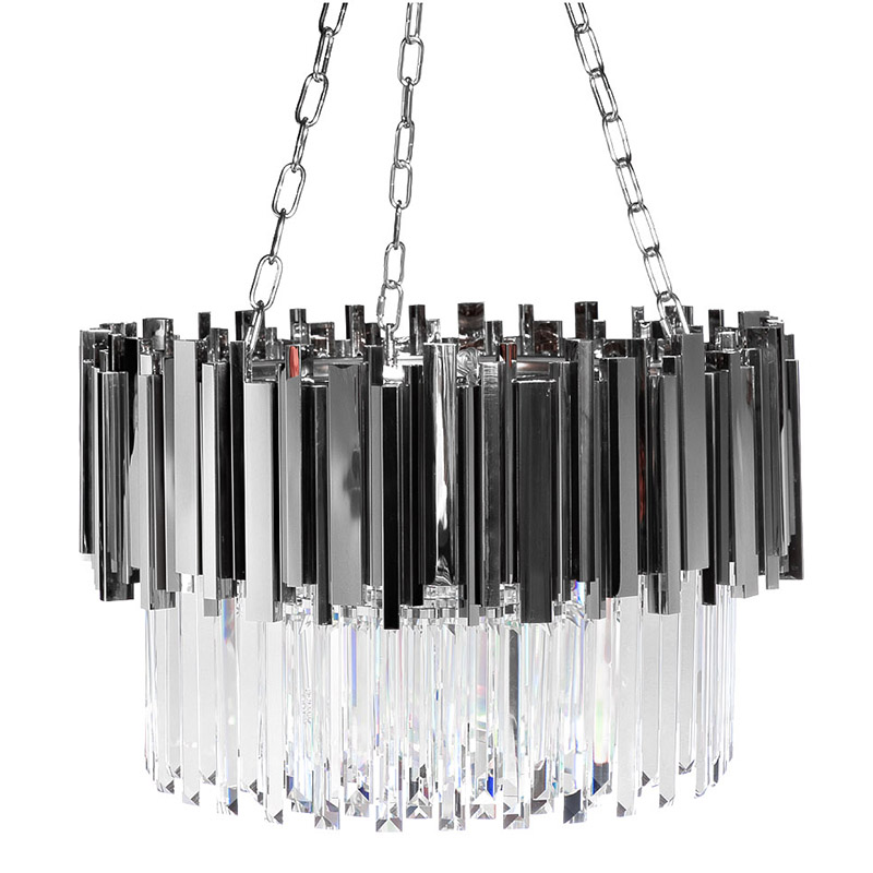 Люстра Empire Suspension Single Circle 60 chrome Хром Прозрачный Люстра Empire Suspension Single Circle 60 chrome Хром Прозрачный в Кирове | Loft Concept