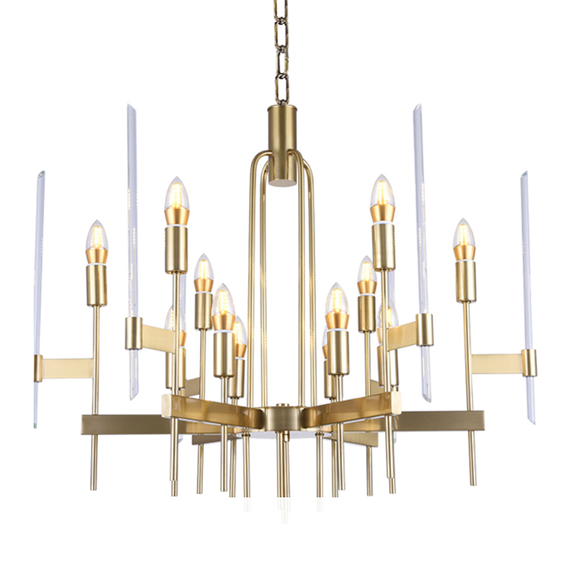 Bari Light Chandelier Aged Brass Золотой Bari Light Chandelier Aged Brass Золотой в Кирове | Loft Concept