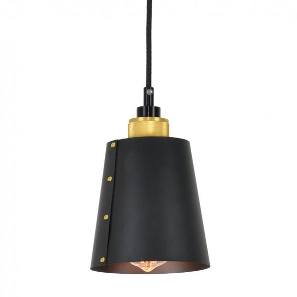 Подвесной светильник Black Hooked Mono Cope Черный Подвесной светильник Black Hooked Mono Cope Черный в Кирове | Loft Concept
