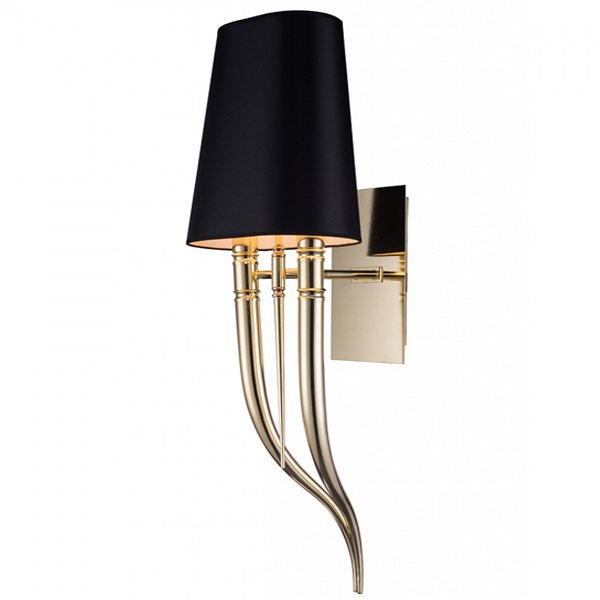 Бра Crystal Light Brunilde Ipe Cavalli Gold Золотой Черный Белый Бра Crystal Light Brunilde Ipe Cavalli Gold Золотой Черный Белый в Кирове | Loft Concept