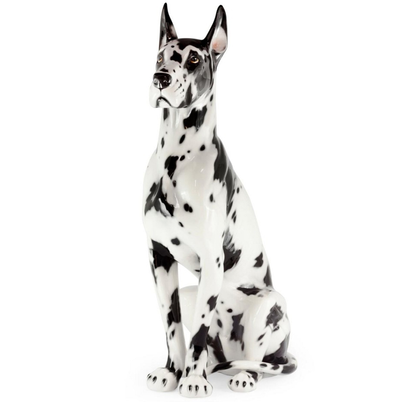 Статуэтка Abhika Great Dane Up Black White Белый Черный Статуэтка Abhika Great Dane Up Black White Белый Черный в Кирове | Loft Concept