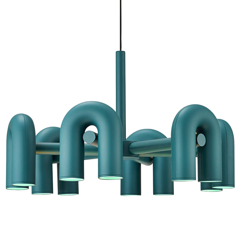 Люстра Cirkus AGO Lighting turquoise 4-6 Бирюзовый Люстра Cirkus AGO Lighting turquoise 4-6 Бирюзовый в Кирове | Loft Concept