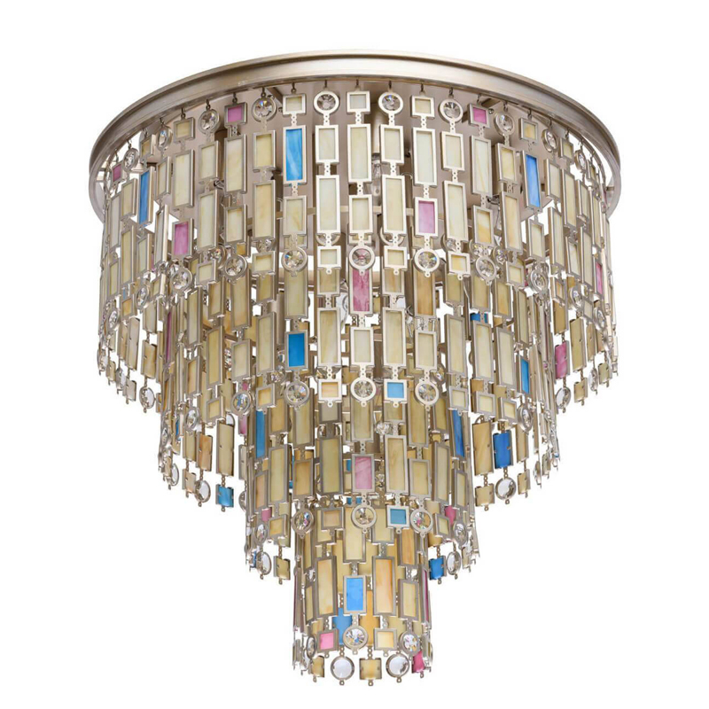 Потолочный светильник Cascade Chandelier 61 Золотой Мульти Потолочный светильник Cascade Chandelier 61 Золотой Мульти в Кирове | Loft Concept