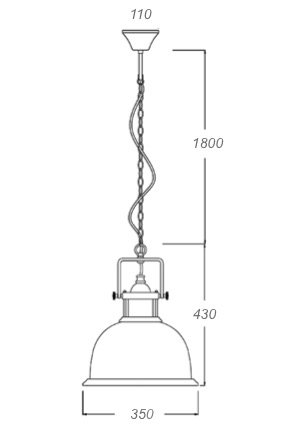 Люстра Old Copper Pendant Big в Кирове