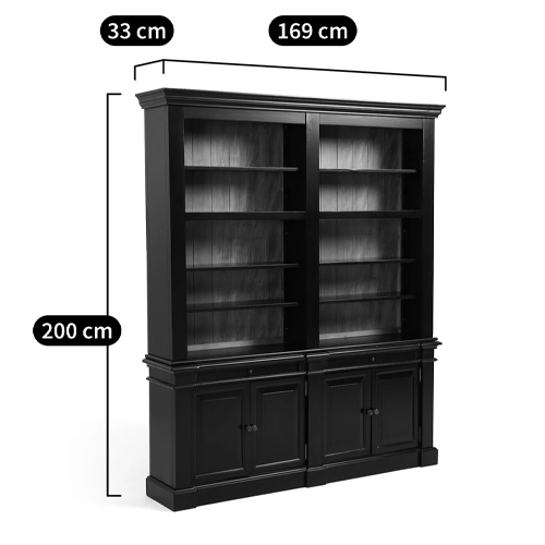 Витрина из массива сосны Sterling Showcase Black Витрина из массива сосны Sterling Showcase Black в Кирове