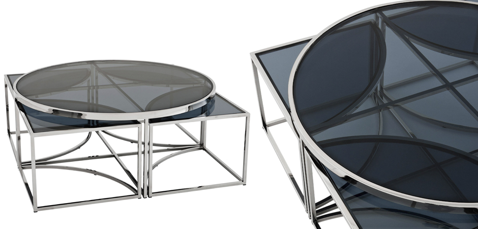 Кофейный стол Eichholtz Coffee Table Padova Stainless steel Кофейный стол Eichholtz Coffee Table Padova Stainless steel - Loft-Concept в Кирове