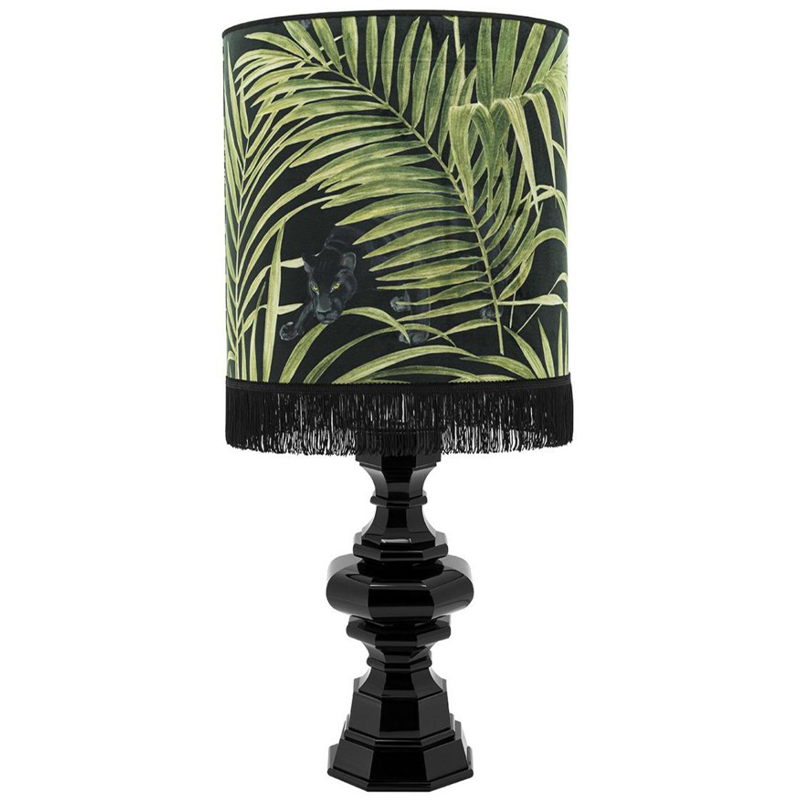 Настольная лампа Table Lamp Empire Velvet Black Green Зеленый Черный Настольная лампа Table Lamp Empire Velvet Black Green Зеленый Черный в Кирове | Loft Concept