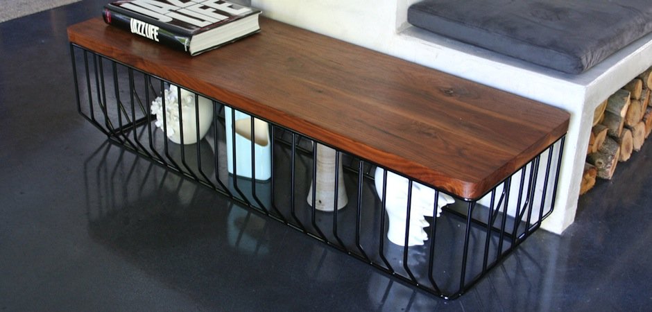Банкетка-столик Reza Feiz Wired Bench Банкетка-столик Reza Feiz Wired Bench - Loft-Concept в Кирове