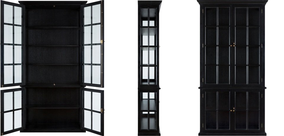Шкаф-витрина French black Шкаф-витрина French black - Loft-Concept в Кирове
