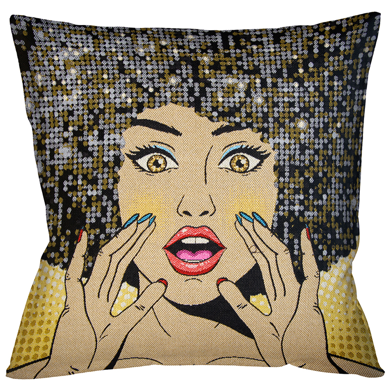 Декоративная подушка Disco Girl 2 Мульти Декоративная подушка Disco Girl 2 Мульти в Кирове | Loft Concept