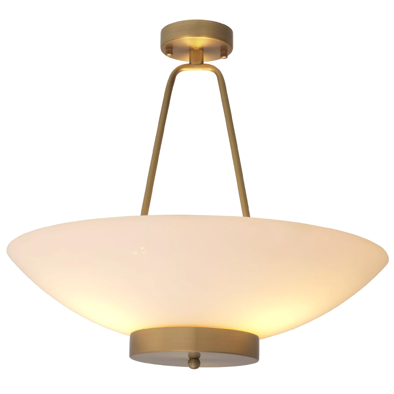 Люстра Eichholtz Ceiling Lamp Planeta Белый Латунь Люстра Eichholtz Ceiling Lamp Planeta Белый Латунь в Кирове | Loft Concept
