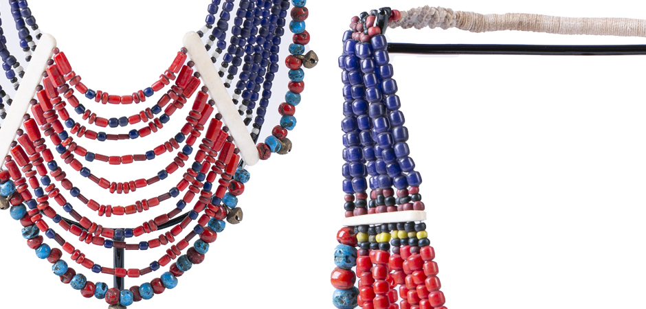 Этническое ожерелье на подставке Line Beads Этническое ожерелье на подставке Line Beads - Loft-Concept в Кирове