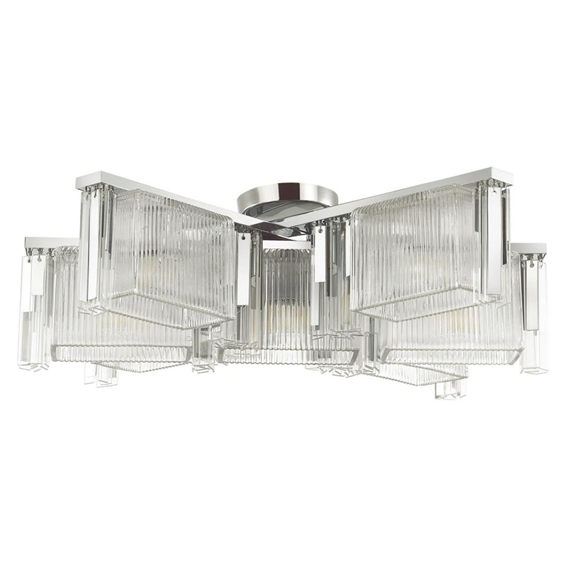 Люстра Madelen Chrome Chandelier 7 Хром Прозрачный (Transparent) Люстра Madelen Chrome Chandelier 7 Хром Прозрачный (Transparent) в Кирове | Loft Concept
