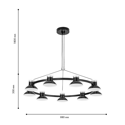 Люстра Celevis Black 92 Люстра Celevis Black 92 в Кирове