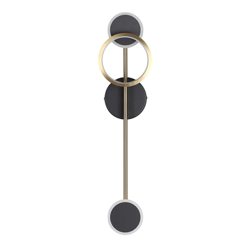 Бра Bendik Gold Ring Wall lamp A Золотой Черный Бра Bendik Gold Ring Wall lamp A Золотой Черный в Кирове | Loft Concept